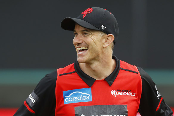 Michael Klinger still found something to smile about ahead of last night's loss.