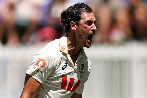 Mitchell Starc had fans in Perth on the edge of their seats with his stunning performance with the ball in the first Test.