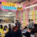 Rush hour at Happy Ramen in Cabramatta.