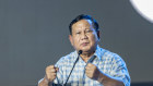 Prabowo Subianto thanks supporters after Wednesday’s national elections.