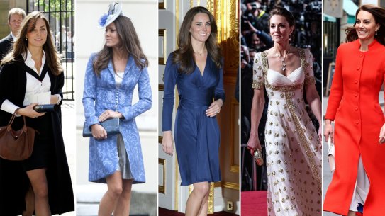 The style evolution of Princess Catherine. From waity-Kate to future queen. 