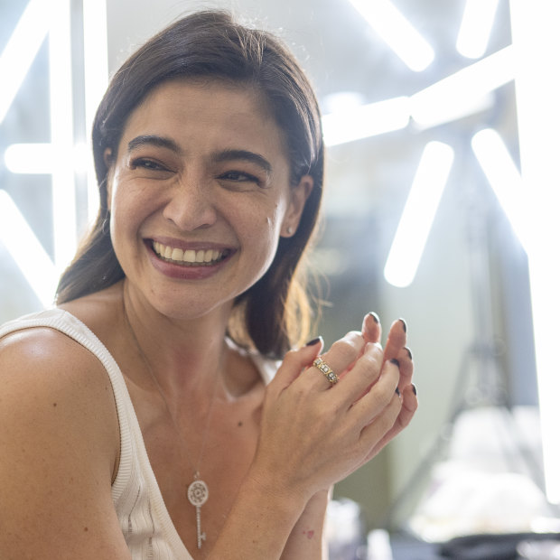 Anne Curtis in her dressing room after a broadcast of the Philippines’ three-hour It’s Showtime variety program. The country’s Tatler magazine has called her “the definition of a superstar today”.