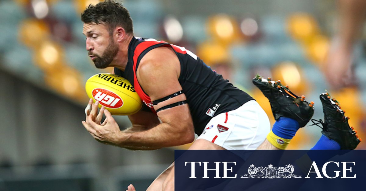 Afl 2020 Essendon Bombers Drop Cale Hooker Surgery For Dyson Heppell