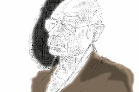 Court illustration of Rogerson.