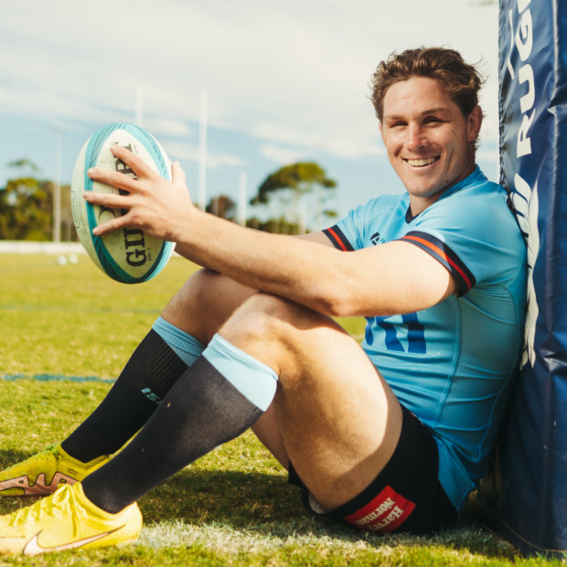 Waratahs flanker Michael Hooper ahead his last Super Rugby game in Sydney.