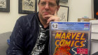 Stephen Fishler, co-owner and CEO of ComicConnect.com with the prized copy of the first-ever Marvel comic book