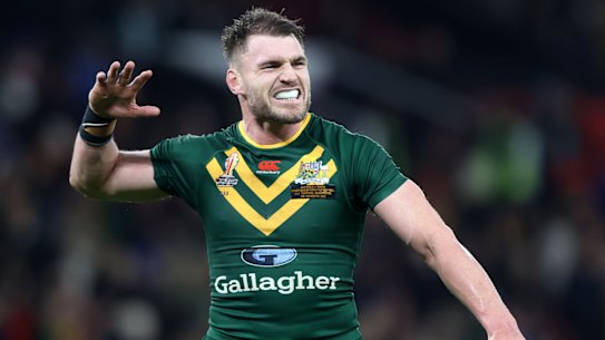 Angus Crichton will be free to play in the Roosters’ round one match.