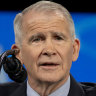 NRA president Oliver North to step down as bitter leadership crisis takes hold in gun group