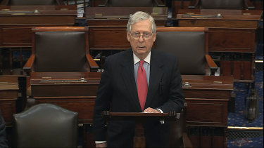 Republican Senator Mitch McConnell has recognised Joe Biden as the President-elect for the first time since the election.