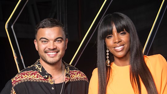 Guy Sebastian and Kelly Rowland