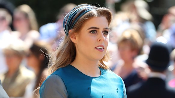 Princess Beatrice arrives at St George's Chapel, hitting all the right style notes.