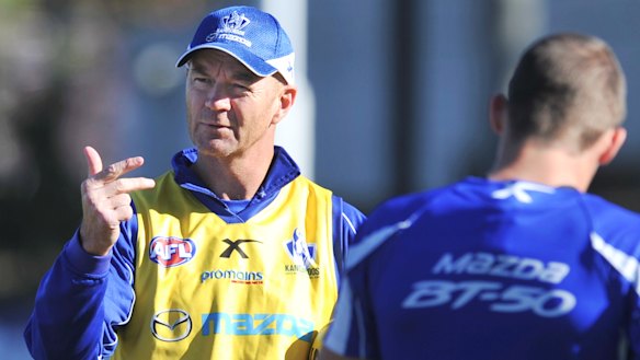 Darren Crocker at the Roos in 2013.