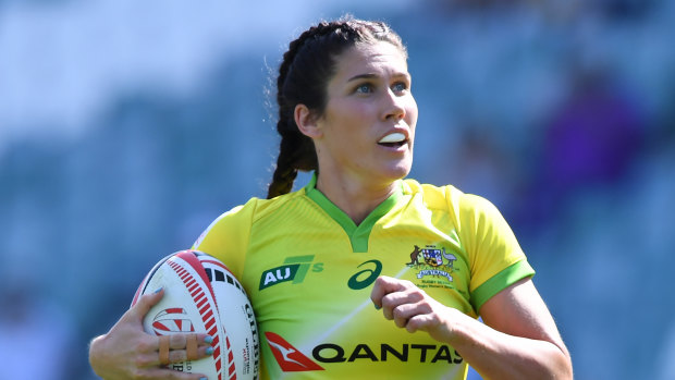 File photo of Charlotte Caslick, who made a welcome return from injury for the Australian side.