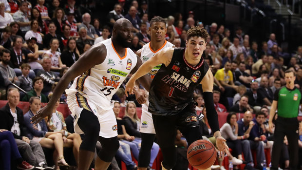 All eyes were on LaMelo Ball as the Hawks faced the Taipans.