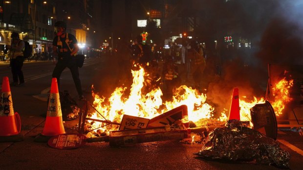 Hong Kong toned down its official New Year’s Day celebrations amid ongoing protests.