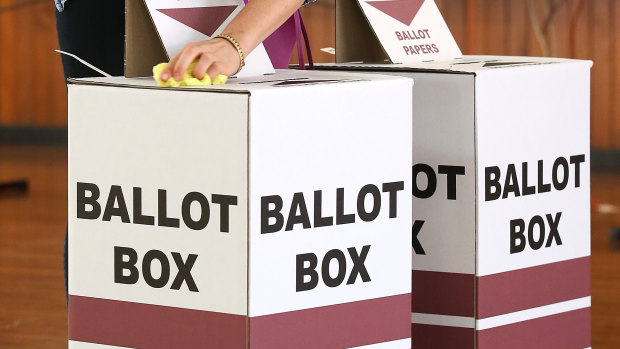 The ballot boxes remained closed (file image).