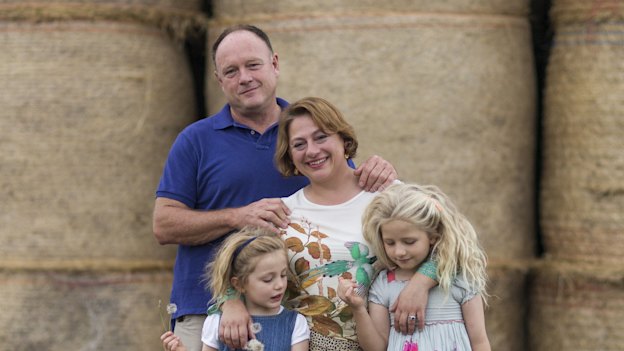 The Mirabella family in 2016.