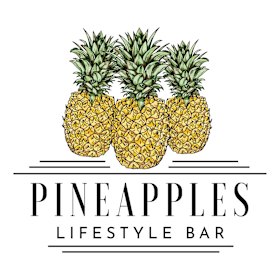 Pineapples Lifestyle Bar’s logo.
