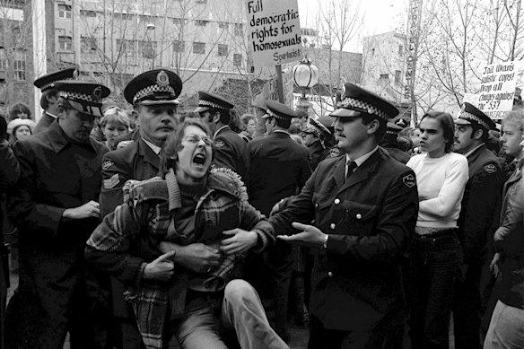 Police again clashed with activists when the 53 protesters who were arrested appeared in court two days later.