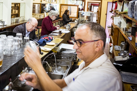 Melbourne institution Pelligrini's reopened its doors on Bourke Street.