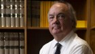 Patrick Keane at his High Court chambers in Brisbane.