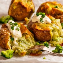 RecipeTin’s broccoli cheese jacket potato recipe.