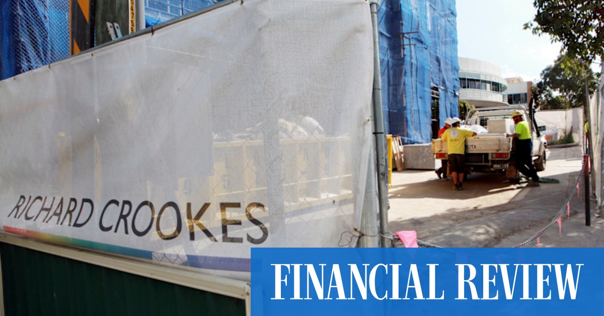 Richard Crookes Construction says nothing to see, but restructuring firms circle - Vimarsana News