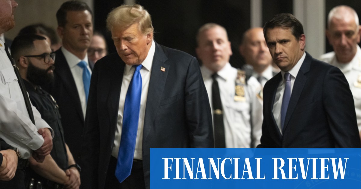Donald Trump becomes America’s first felon president