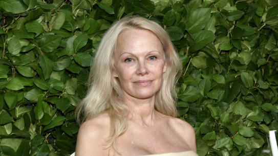 Pamela Anderson sans makeup at The Gothams Film Awards in New York on Monday.