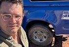 Tom Venning, the Liberal candidate for the seat of Grey in South Australia, suffers a flat tyre on the campaign trail.
