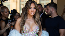 Jennifer Lopez at the Celia Kritharioti show at Paris Fashion Week - Haute Couture Fall/Winter 2026/2027 on July 9, 2026 in Paris, France