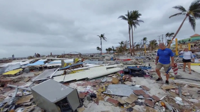 Florida, Ian Kasırgası Güney Carolina'ya inerken 'ABD tarihinin en kötüleri' arasında hasar gördü