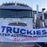 Truck drivers block M1 to protest against restrictions