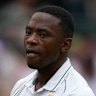 Kagiso Rabada (right).