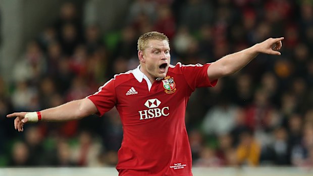 Queenslander Tom Court representing the British and Irish Lions in 2013