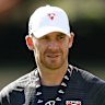 Simon Goodwin at work with the Swans.
