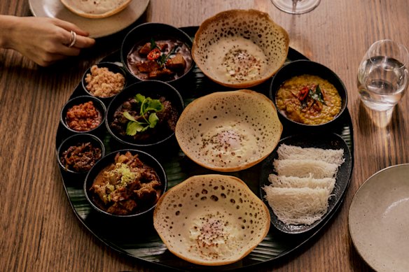 Hoppers and curry sets are a mainstay at Many Little.