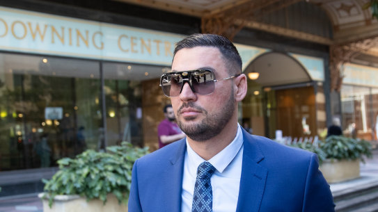 Salim Mehajer outside court in August.
