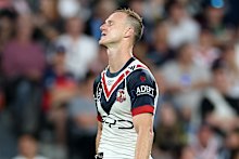 Daly Cherry-Evans reacts to his missed field-goal.