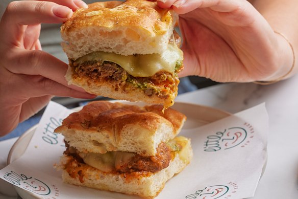 Wagyu meatball toastie.