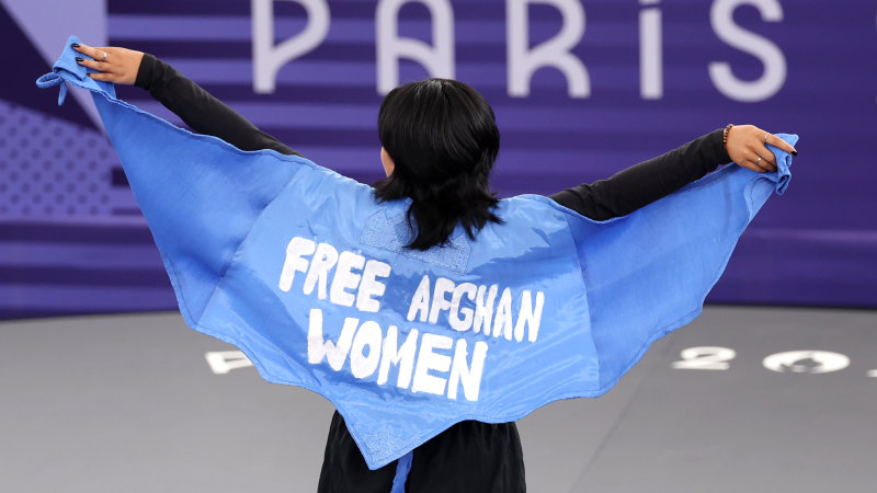 ‘Free Afghan women’: BGirl stages first political protest of the Games