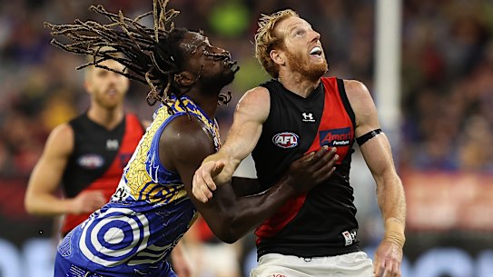 Nic Naitanui and Andrew Phillips.
