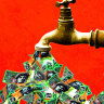 Water companies soak up millions in debt – and pump it into state budget