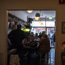 Inside 20-seater wine bar Hey Rosey in Orange.