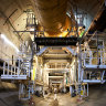 Inside the Florence tunnel boring machine being used at Snowy 2.0.