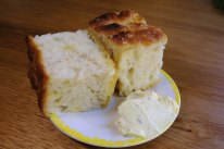 Ellie Bouhadana’s focaccia with butter.