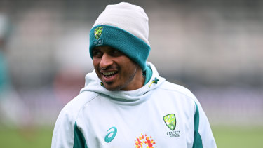 Usman Khawaja will open the batting for Australia in the fifth Test. 