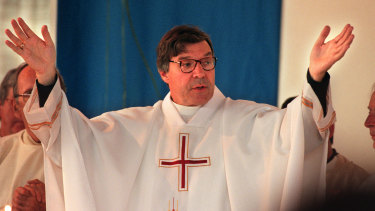 George Pell in 1996 after he was installed as Melbourne archbishop.