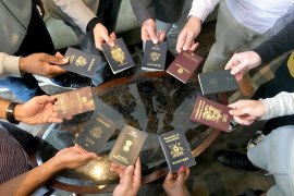 Getty image for Traveller. Single use only. Passports from various countries