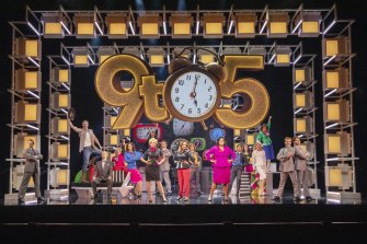 Tom New and Emma Hawthorne are ready for anything in Dolly Parton’s 9 to 5 the Musical.